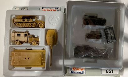 Lot de véhicules militaires, de pompiers...