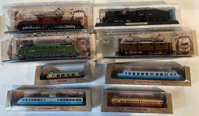 Lot de 8 locomotives de marques: MICHELINES...