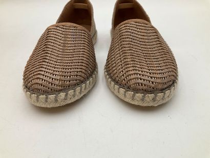 VERBENAS, modèle Carmen croute de cuir/ daim,...