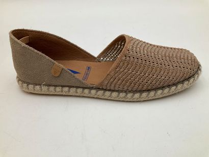 VERBENAS, modèle Carmen croute de cuir/ daim,...