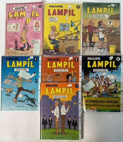 PAUVRE LAMPIL, Éditions Dupuis, 7bd dont...