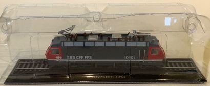 Lot de 2 locomotives de marque EDITIONS ATLAS....