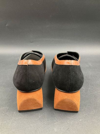 DANSI, leather, size 40, black/brown.
Like-new...