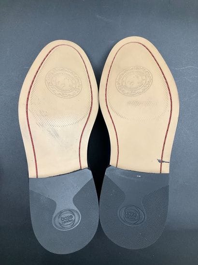 BASE LONDON, Keaton, leather, size 40, navy...