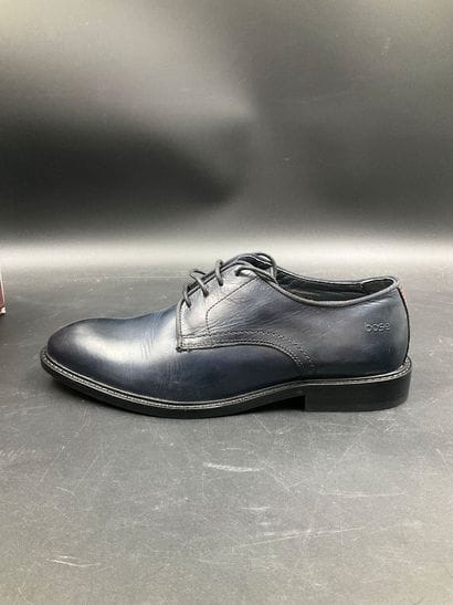 BASE LONDON, Keaton, leather, size 40, navy...