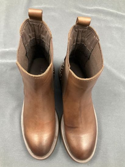 INUOVO, size 39, brown leather ankle boots,...