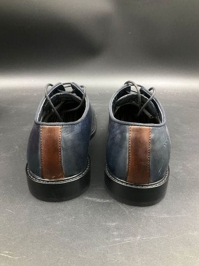 BASE LONDON, Keaton, leather, size 40, navy...