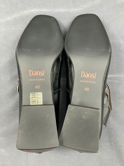 DANSI, heeled baby shoes, size 40, black...