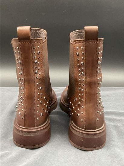 INUOVO, size 39, brown leather ankle boots,...