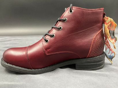 GOODSTEP, size 35, Velvet style, burgundy...
