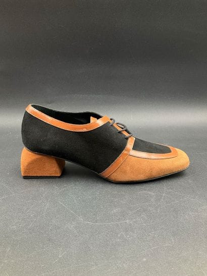 DANSI, leather, size 40, black/brown.
Like-new...