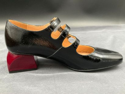 DANSI, heeled baby shoes, size 35, black...