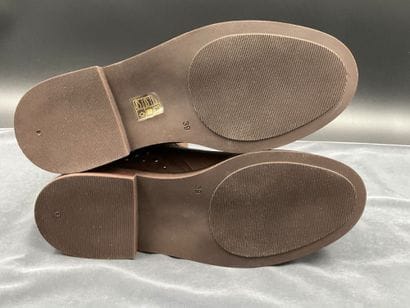 INUOVO, size 39, brown leather ankle boots,...