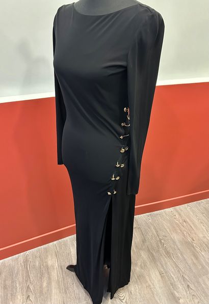 EMILIO PUCCI 
Black viscose-lined dress with...
