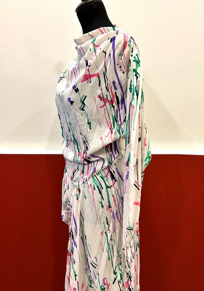 ISABEL MARANT 
Multicolored dress with cream...