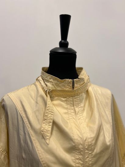 ISABEL MARANT 
Satin beige k-way windbreaker...