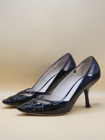 BOTTEGA VENETA
Paire d'escarpins en cuir...