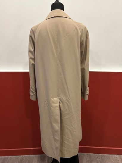 BURBERRYS
Beige cotton trench coat with two...