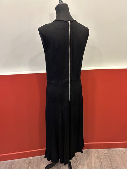 ISABEL MARANT 
Black viscose and silk dress,...