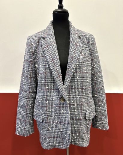 ISABEL MARANT ETOILE
Blue, cream and burgundy...