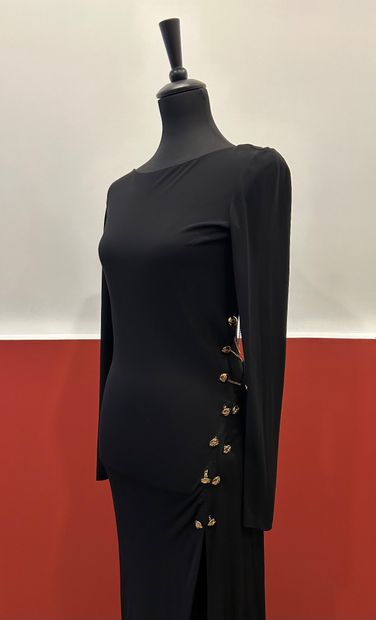 EMILIO PUCCI 
Black viscose-lined dress with...