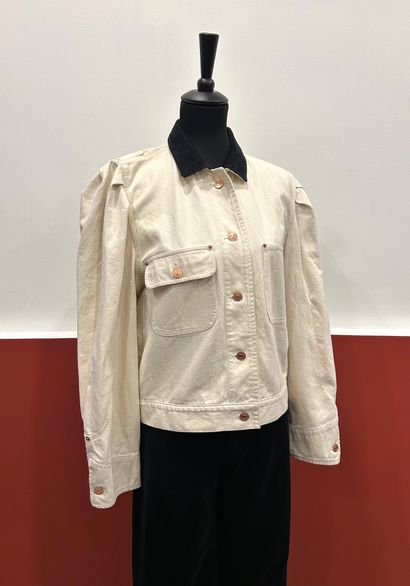 ISABEL MARANT 
Jacket in cream cotton and...