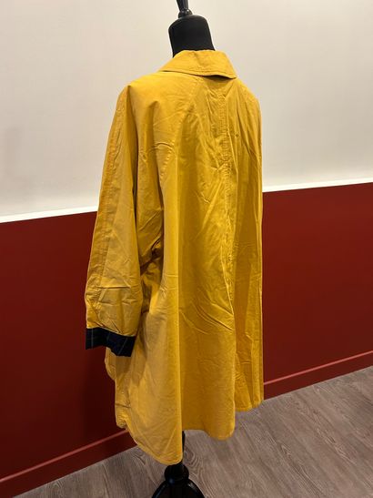 BURBERRYS 
Overzize 100% yellow cotton jacket...