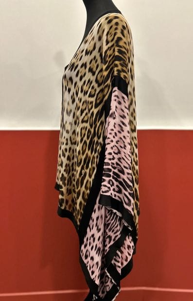 ROBERTO CAVALLI
Beige pink and black leopard...