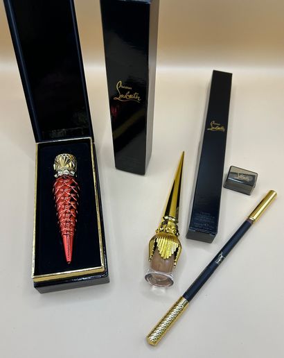 LOUBOUTIN
Lot comprenant : 
- 1 rouge à lèvres...