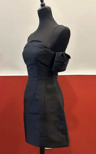 CARVEN 
Strapless dress with sleeves and...