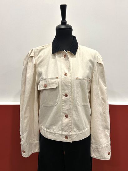 ISABEL MARANT 
Jacket in cream cotton and...