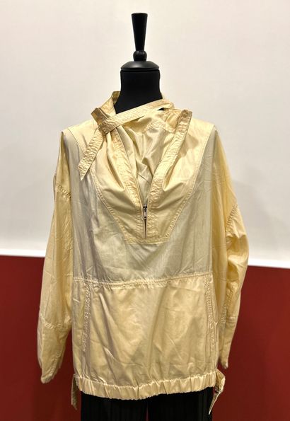 ISABEL MARANT 
Satin beige k-way windbreaker...