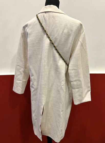 FORTE FORTE 
Beige blazer jacket with two...