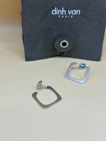 DINH VAN 
Paire de boucles d'oreilles créoles...