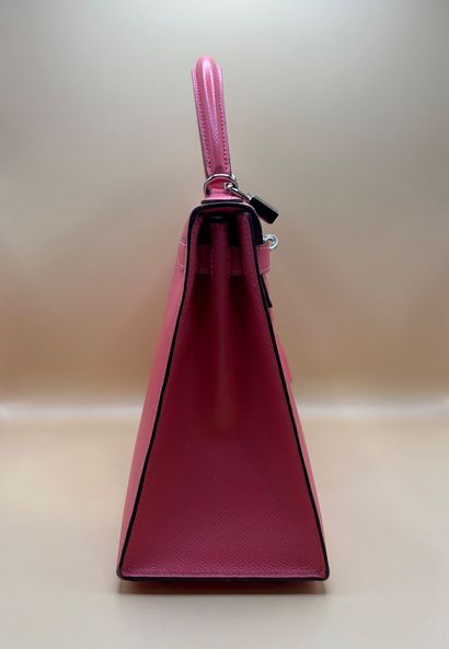 HERMES PARIS 
Sac Kelly sellier 28cm en veau...