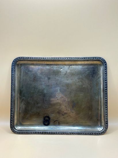 MOUTOT orfèvre
Plateau rectangulaire en argent...