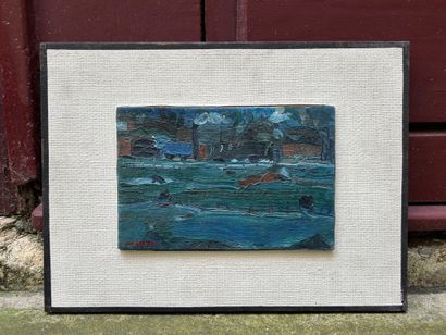 Jean-François GUZRANYI (1956-2016) 
Paysage...