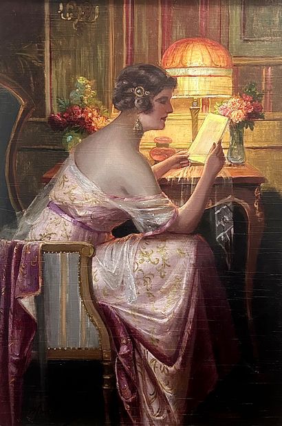 Max Albert CARLIER (1872-1938)
Interior scene...