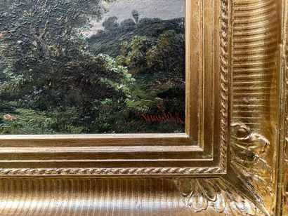 Henri VAN WYK (1833-1889)
Summer evening...