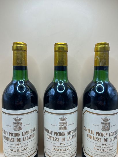 3 bouteilles, Pauillac, Château Pichon Longueville,...