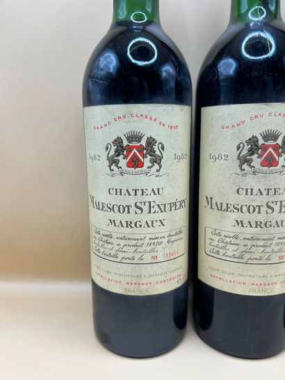 3 bouteilles, Margaux, Château Malescot St...