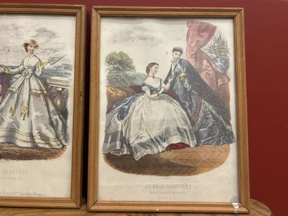 Illustrated fashion 
Lot comprising two fashion...