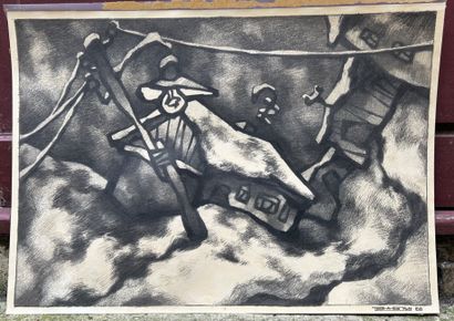 Oskar RABIN (1928-2018)
Escape, 1968
Felt...