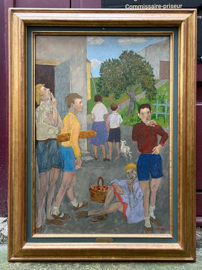 Grégoire MICHONZE (1902-1982)
Children, village...
