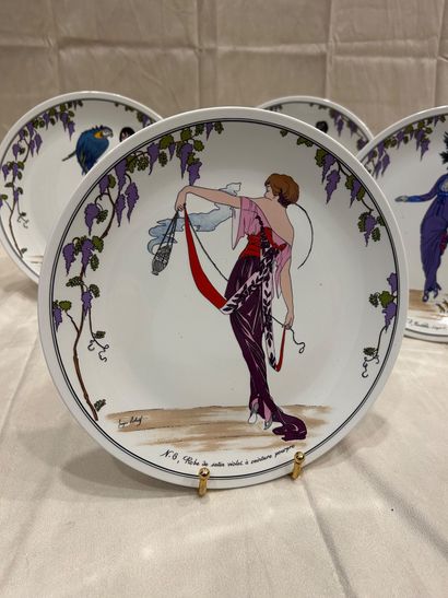 VILLEROY & BOCH 
Six plates in vitro-porcelain,...
