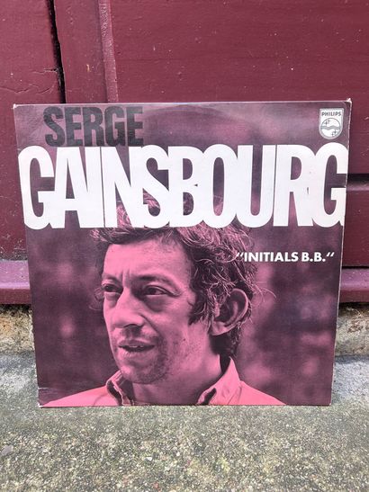 SERGE GAINSBOURG, lot including: 
 - 33 T...