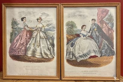 Illustrated fashion 
Lot comprising two fashion...