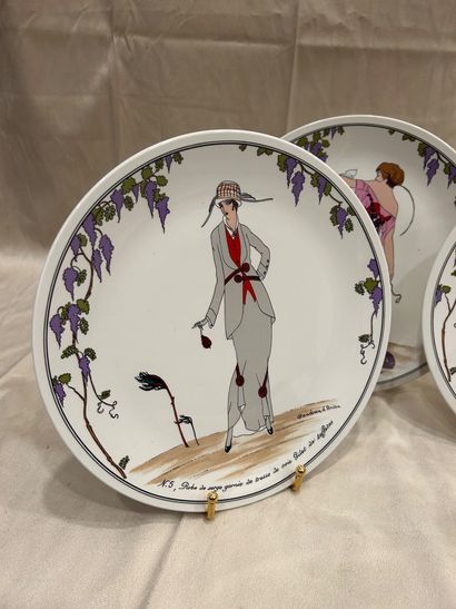 VILLEROY & BOCH 
Six plates in vitro-porcelain,...