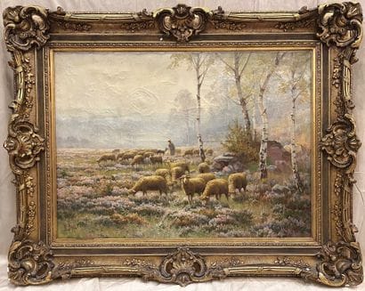 Edouard PAIL (1851-1916)
Landscape with sheep...