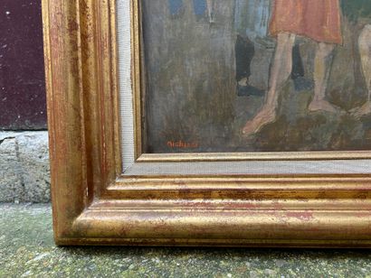 Grégoire MICHONZE (1902-1982)
Village Scene
Oil...